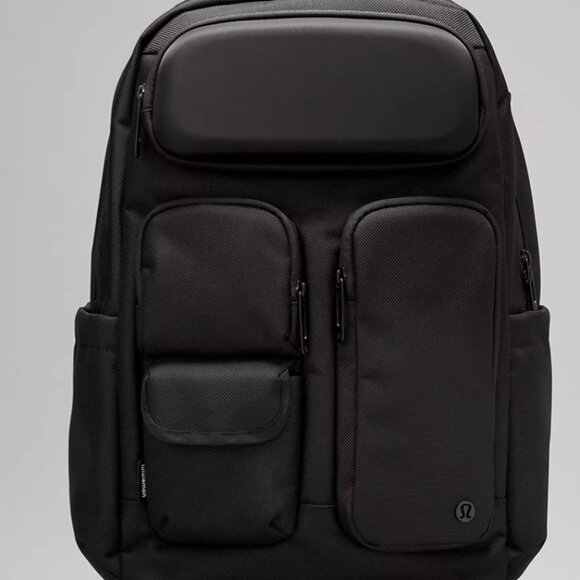 NWT LULULEMON Cruiser Backpack 23L  BLACK TRAVEL perfect brand new w all tags - Picture 5 of 14